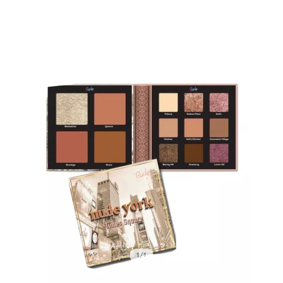 Nude York Face and Eye Pallet TIMES SQUARE Original Seal. - Picture 2 of 2